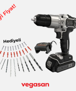 Black&Decker Darbeli Matkap Vidalama BDCHD18SC1K-QW Silver Li-ion 18V 1.5Ah Tek Akülü