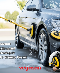 Teleskopik Saplı Mikrofiber Oto Yıkama Mopu (Aracınız Çizilmesin)