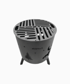 Nurgaz Orman Şöminesi Izgaralı Siyah NG NO66