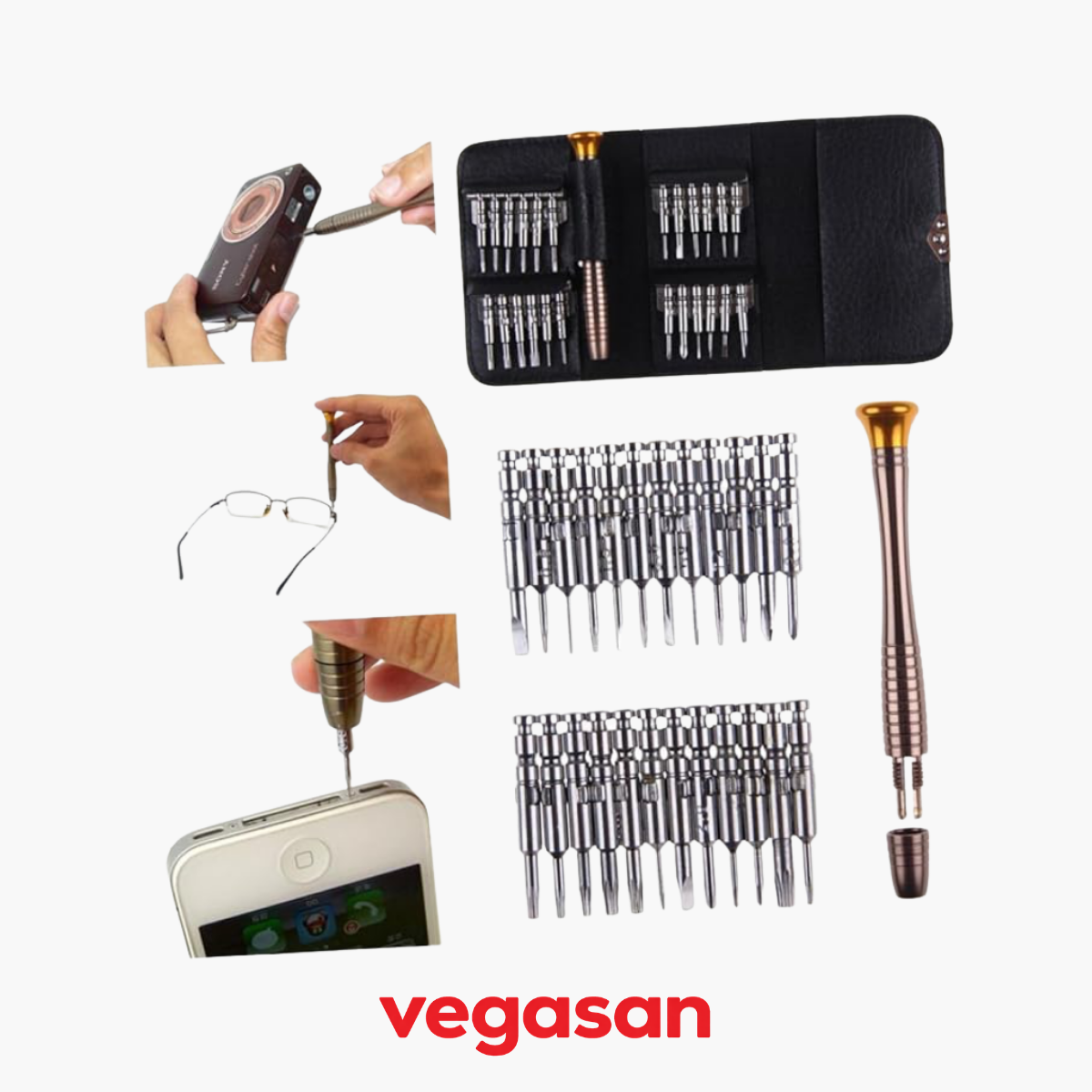 Mini Cüzdan Tornavida Seti – Küçük Pratik ve Güçlü - Görsel 2