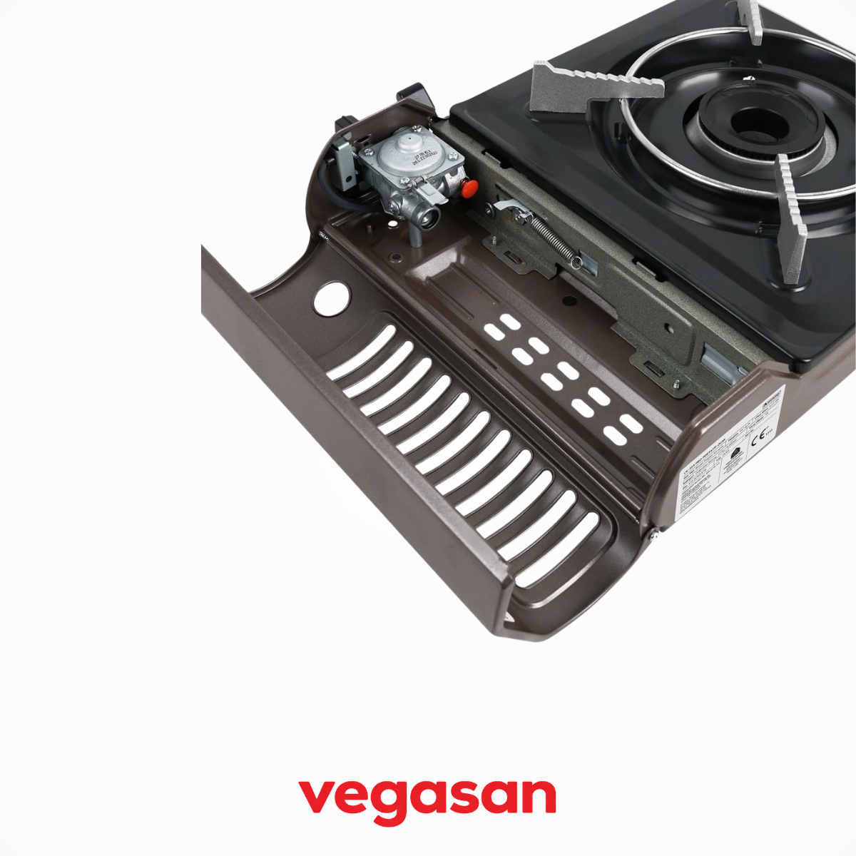 Orcamp Tekli Portatif Kamp Ocağı Gaz Stop Emniyetli Gri - Görsel 3