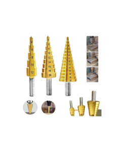 Panç Seti – 3 Parça Kademeli Matkap Ucu (Sac Delme)